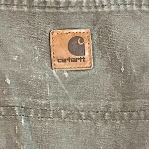Carhartt olive 32x32 distressed